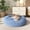 Light Blue-20.0"L x 20.0"W x 6.0"Th, variant on Calming Dog Bed & Cat  Donut Cuddler Warming Cozy Soft Round Cushion For Small Medium Dogs And Cats