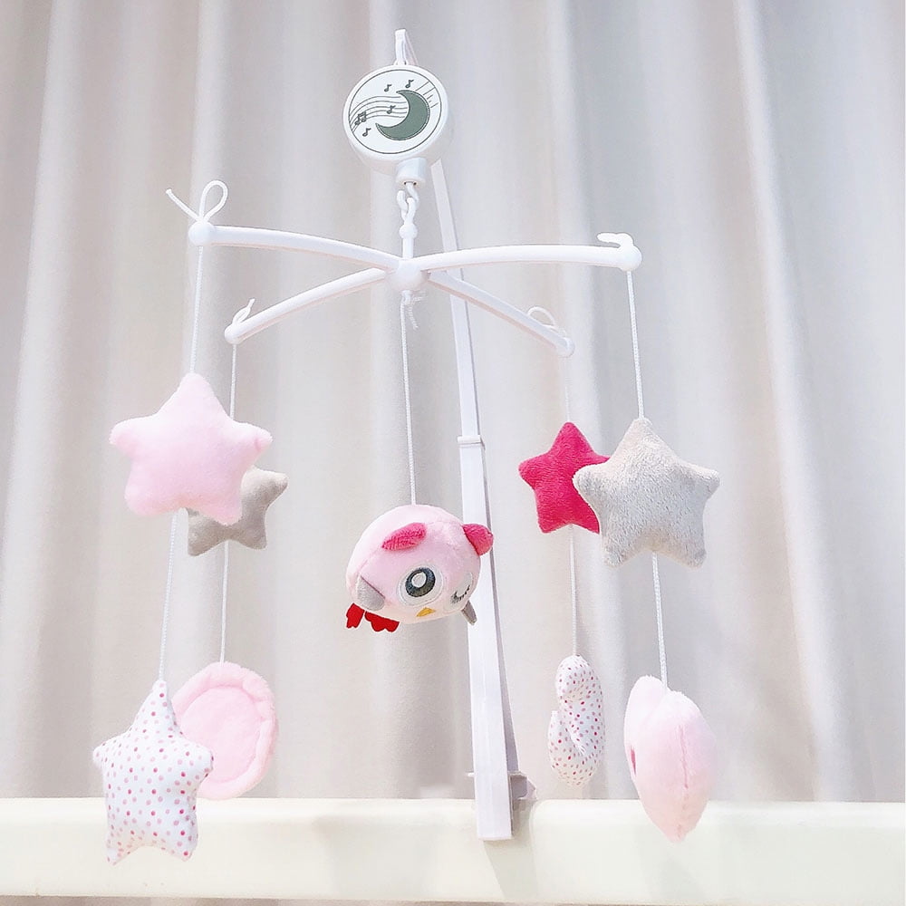 Fotoelektrisch Reis zich zorgen maken Cartoon Baby Crib Mobiles Rattles Music Educational Toys Bed Bell Carousel  for Cots Infant Toys 0-18 Months for Newborns - Walmart.com