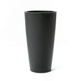 thumbnail image 2 of Step2 Tremont 2pk Plastic Black Round Planter 15" W x 15" D x 28" H, 2 of 11
