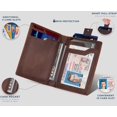 thumbnail image 4 of Cartera SERMAN BRANDS, delgada, de piel con bloqueo RFID, para hombre, 4 of 6