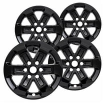 Set of 4 18 inch Gloss Black ABS Wheel Skins Compatible with 2019 - 2024 Ram 1500 Laramie Impostors for 2672 Wheel Series