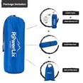 thumbnail image 5 of PowerLix Ultralight and Compact Inflatable Mattress, Camping Sleeping Pad, Thermal Insulation Camping Mattress, Lightweight, All-Weather Camping Pad, Black, 74.8" x 22.8", 5 of 9
