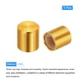thumbnail image 3 of Uxcell Potentiometer Control Knob 6x10x10mm ABS Aluminum Guitar Knobs Gold 5PCS, 3 of 6