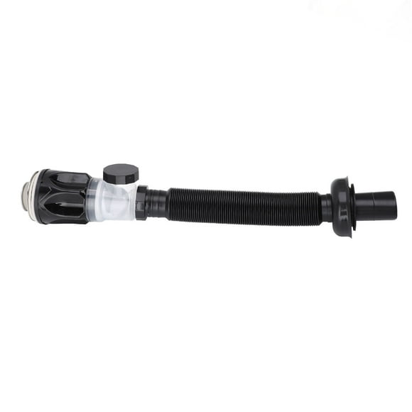 Sink Drain Pipe, Universal Sink Drain P Trap Pipe Flexible Prevent Water Leakage for 1-1/2 inch Drain Hole