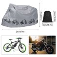 thumbnail image 2 of Luiisis Waterproof Bicycle Covers, Black and Gray, 2 of 7