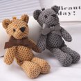 thumbnail image 2 of 15CM oso de peluche juguetes de peluche bebé lindo vestido llave colgante muñecas colgantes regalos cumpleaños boda fiesta decoración 1 pieza, 2 of 5