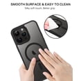 thumbnail image 2 of BENTOBEN Case for Iphone 13 Pro Compatible with Mag-Safe 6.1" Tpu Magnetic Shockproof Cover Black, 2 of 7