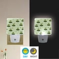 thumbnail image 5 of LED Sensor Night Light Auto On/Off Dusk to Dawn Lamp for Bedroom Hallway Cute Frogs on Lily Pads 2 Pack, 5 of 7