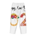 thumbnail image 3 of Lsque 2025 New Year'S Print Women's Pajama Pants, Lounge Pant - Comfortable Home Wear,Elastic Waistband, Stylish Design-, 3 of 9