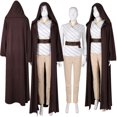 thumbnail image 2 of Disfraz de Indara para adultos, disfraz de maestro de la película Battle Space, pantalones para mujer, capa, cinturón, traje de fiesta de carnaval de Halloween, 2 of 5