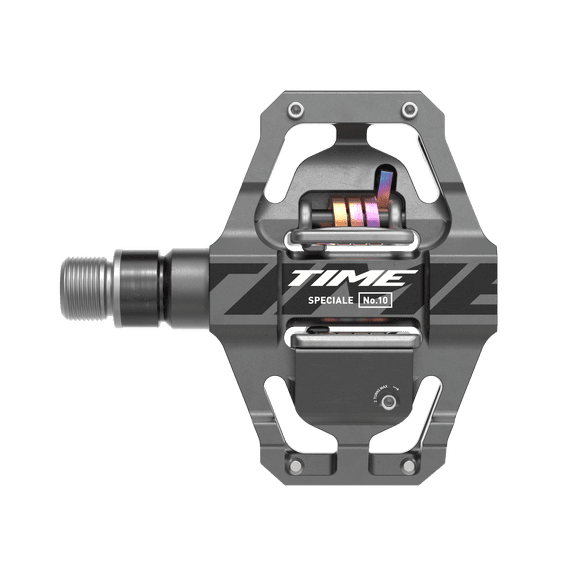 Time Speciale 10 Pedals - Dual Sided Clipless with Platform, Aluminum, 9/16", Gray, Small, B1