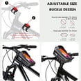 thumbnail image 3 of Bicycle Bag Front Quick Release Cycling Bag Rainproof Touch Screen Phone Bag 6.8inch Sun Visor Bag 1L Bike Accessarie, 3 of 11