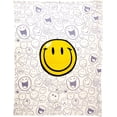 thumbnail image 3 of Manta de felpa Commonwealth Smiley World de 50 x 60 cm, 3 of 4