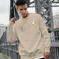 thumbnail image 6 of Men's 330g 100% Cotton Emoji Pattern Dropped Shoulder Crew Neck Sweatshirt, 6 of 30