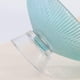 thumbnail image 5 of Cuencos de vidrio YONGSHENG con patrón de rayas azul claro mediano, 5 of 5