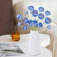thumbnail image 5 of Artificial Ranunculus Flowers Persian Buttercup,4 Heads Vintage Long Stems Flowers for Home Wedding Decoration Bride Bouquet Rose for Flowers Crafts Floral Arrangement （Blue）, 5 of 6