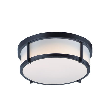 

Maxim 10273 Rogue Led 13 Wide Led Flush Mount Drum Ceiling Fixture - Black