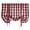 Red 60x120cm, variant on Buffalo Check Tie Up Curtain Tie Up Curtains for Windows Gingham Tie Up Shades Red 60x120cm