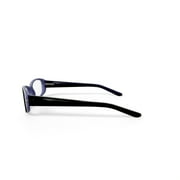 Contour Womens FM13034 Rectangular Prescription Eyeglasses with Case, Black