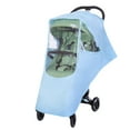 thumbnail image 1 of Stroller Rain Cover Travel Weather Shield Universal with Air Holes Pushchairs Accessories Strollers Raincoat, 1 of 8