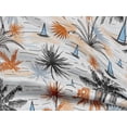 thumbnail image 5 of oneOone Rayon Orange Fabric Sea Life Pattern Craft Projects Decor Fabric Printed By The Yard 56 Inch Wide, 5 of 5