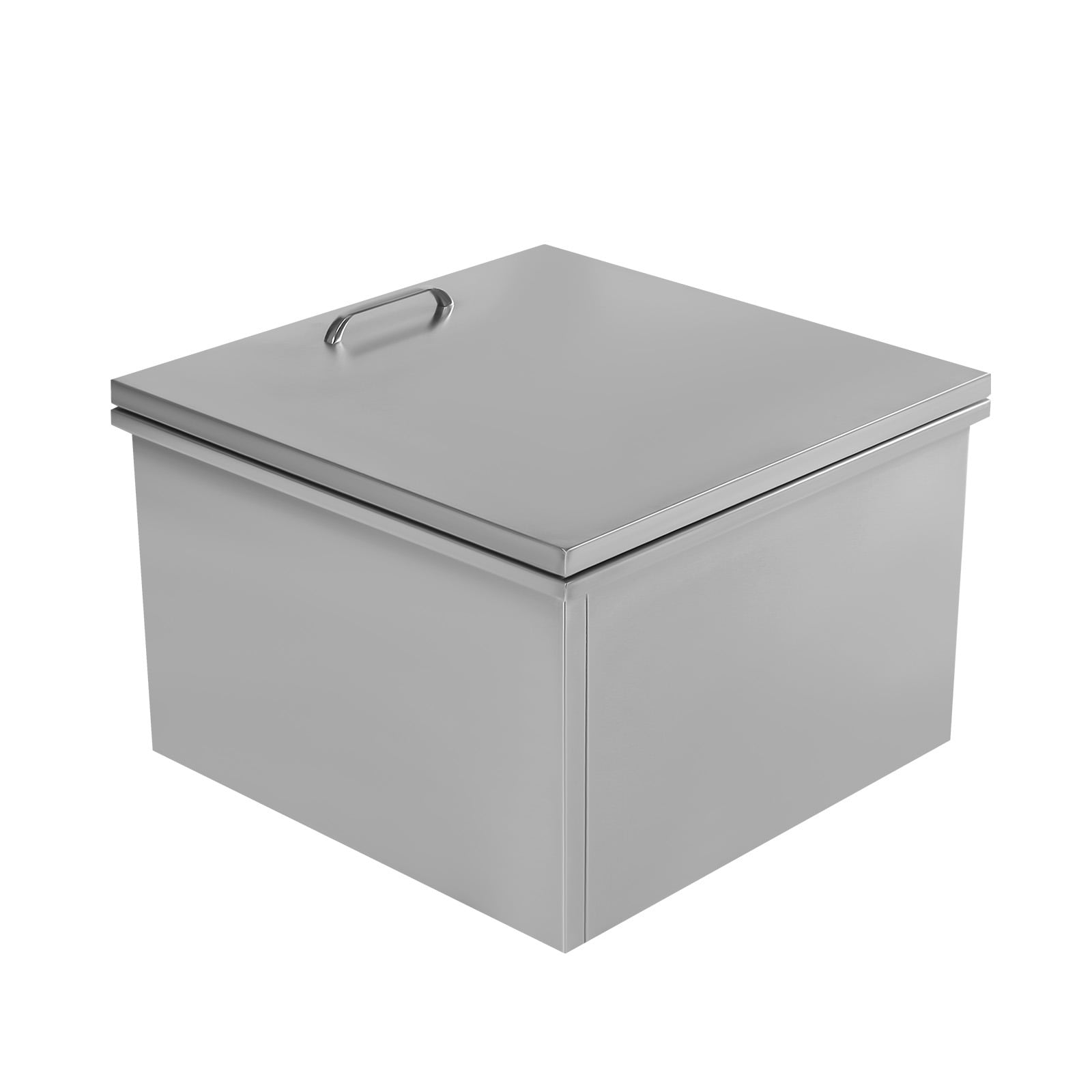 304 Stainless Steel Drop-in Ice Cooler 50L - 2cm Foam Insulation -5℃ to 91℃ Temp Range - Includes Lid Handle Filter Basket for Home Party Bar