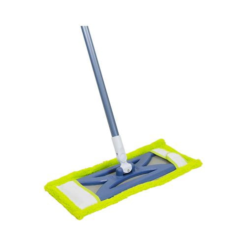 Quickie Mfg 076M Microfiber Hardwood Floor Mop, Reusable Pad, Wet & Dry