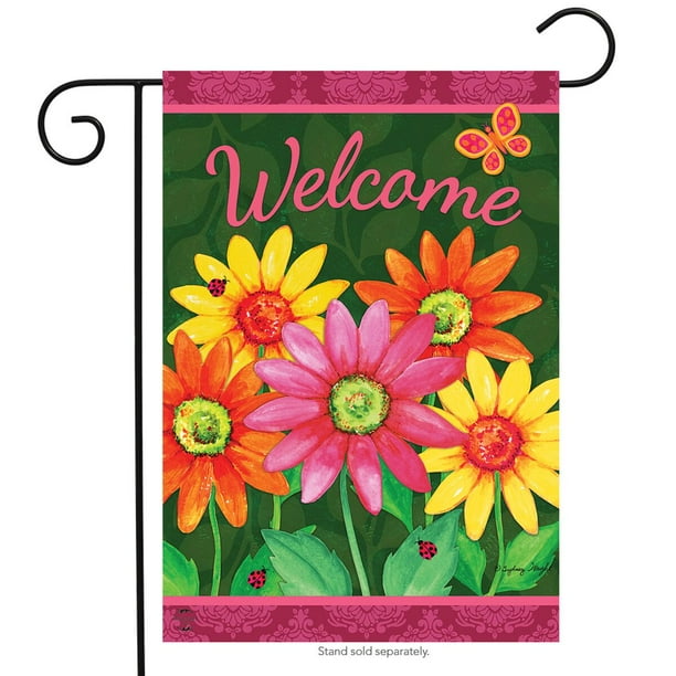 Daisies Spring Garden Flag Floral 12.5" x 18" Briarwood Lane