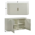 thumbnail image 3 of Steve Silver Colvin Modern Sideboard with Two Doors and Two Shelves, Ivory, 3 of 5