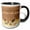 Black/White, variant on 3drose, Usa, New Mexico,wildlife Refuge. Sandhill Cranes and Snow Geese., 11oz Two-tone Black Mug