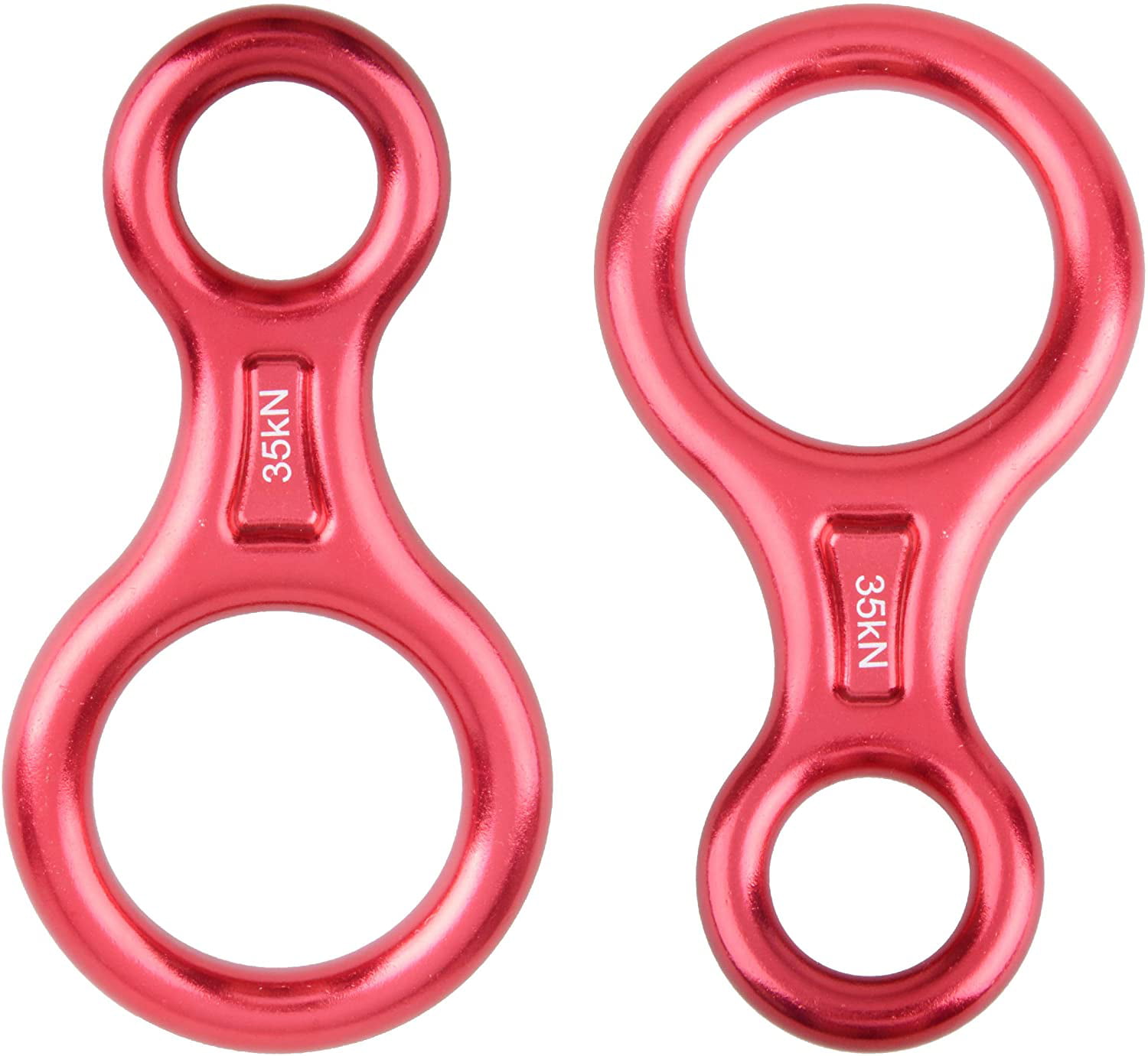 Details about   50KN Rescue Figure 8Descender Large Bent Ear and Rappelling Gear Climbing 
