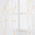 thumbnail image 4 of Labymos Rideaux Transparents Imprimé Marbre pour Salon Porte Patio 1, 4 of 8
