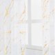 thumbnail image 4 of Cortina translúcida con estampado de mármol dorado y plateado, ideal para interiores, hecha de poliéster suave y sin arrugas, tamaño 100x200 cm, diseño para varilla., 4 of 7