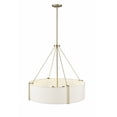 thumbnail image 6 of 28206-MG/WH Millennium Lighting Telfar - 6 Light Pendant-27 Inch Tall and 30 Inch Wide-Modern Gold/White Finish, 6 of 6