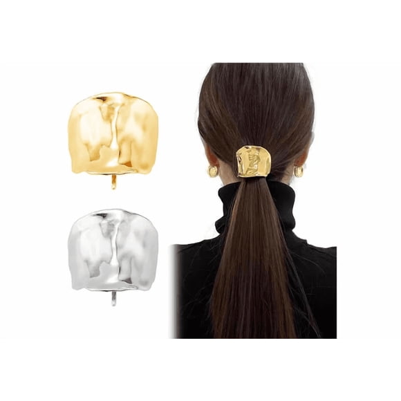 2 Pcs Pinza Para Cabello De Metal Para Pelo Accesorios Mujer Xtellar dorado