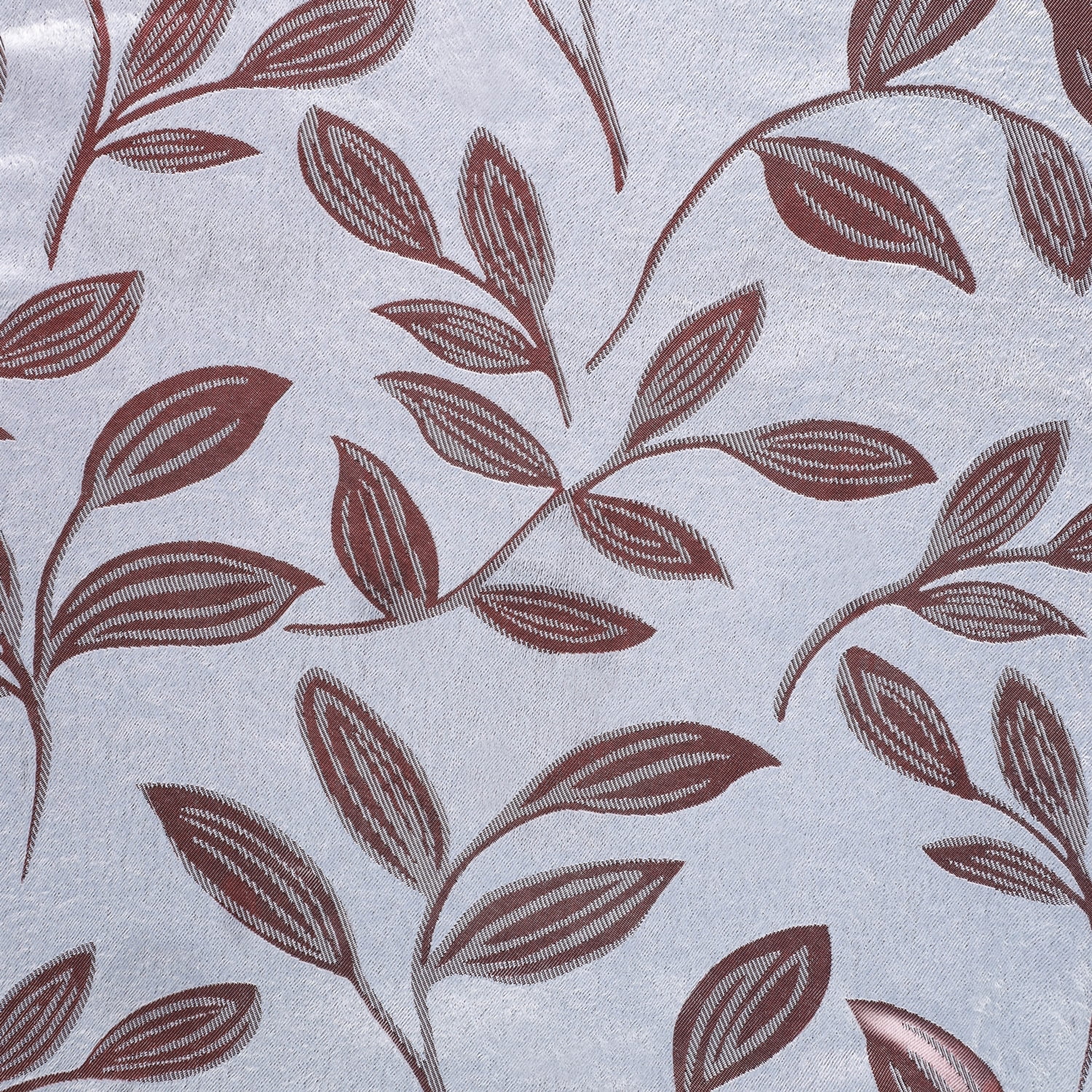 Leaves Blackout Curtain Panels, 52" x 84", Champagne by Blue Nile Mills
