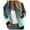Mint Green, variant on WEAIXIMIUNG Jean Jacket Women Womens Casual Daily Jackets Lightweight Zip Up Casual Jacket Floral Print Coat Stand Collar Short Sports Outwear Zipper Tops