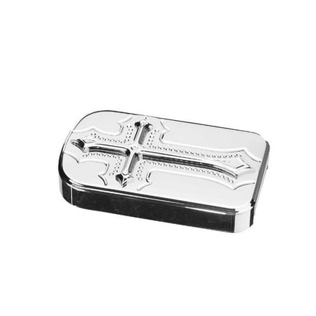 Billet Products Brake Pedal - Precision Billet DRK-360-ALL-CHR Dark Side Billet Brake Pedal Cover - Chrome
