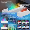 thumbnail image 4 of Essential Oil Diffuser, Music Sync Colorful Flame Essential Oil Diffuser, Colorful Flame Air Aroma Humidifier, Timer & Waterless Auto Off 250ml Diffuser with 7 Colors Light, Remote  (White), 4 of 10