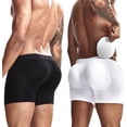 thumbnail image 4 of JOCKMAIL 2 Pair Mens Rear Enhancing Removable Butt Pads Foam Contour Hip Sponge Buttock Pads Enlarge Underwear, 4 of 6