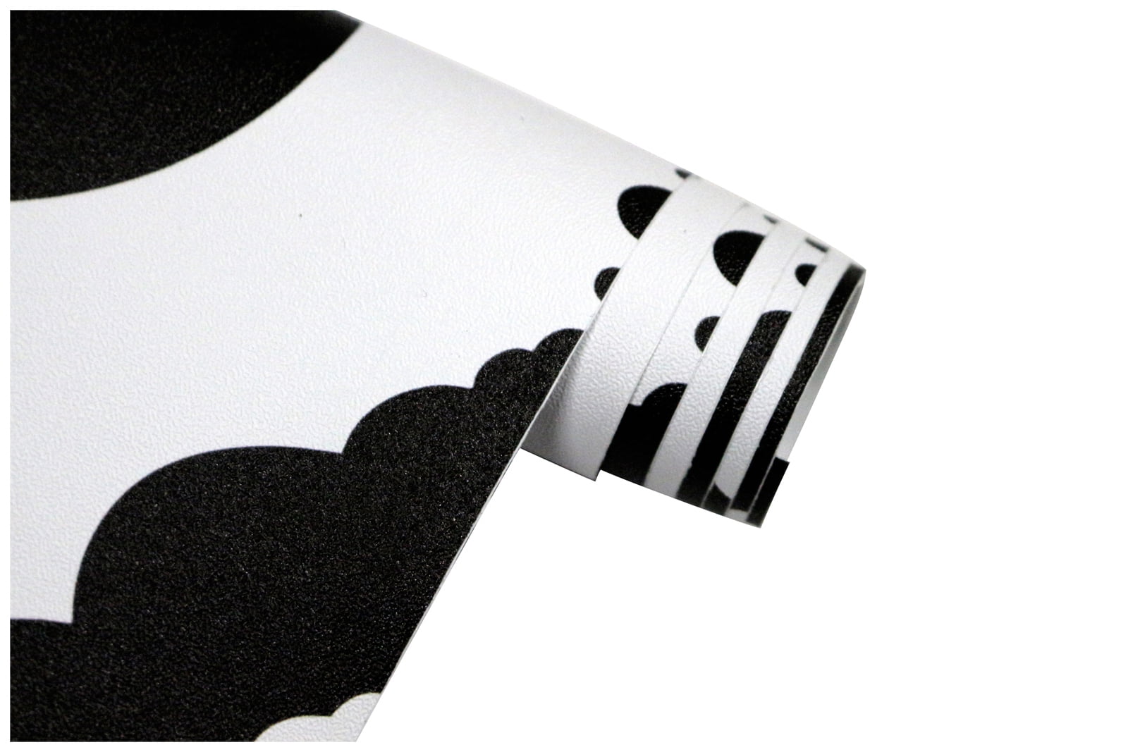 Peel and Stick Wallpaper Removable Black/White Trellis Mural Home Wall Decor 17.7in x 9.8ft