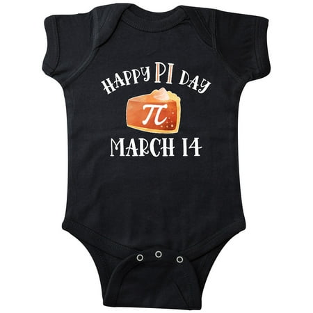 

Inktastic Happy Pi Day March 14 Pumpkin Pie Slice Gift Baby Boy or Baby Girl Bodysuit