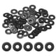 thumbnail image 1 of Uxcell Paquete de 100 Arandelas Planas M4, Métrico 12mm OD 1mm Grosor Arandelas de Acero Inoxidable 304 para Tornillos Tuercas[Galvanizado Negro], 1 of 6