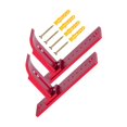 thumbnail image 1 of serony Aircraft Model Storage Rack for 1/18 1/8 Trucks Model Aircraft 1/16 1/5 1/10 red 14.5x11.5cm, 1 of 6