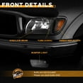 thumbnail image 6 of WEELMOTO for 2001-2004 Toyota Tacoma Headlights Assembly fit 01 02 03 04 Toyota Tacoma Headlight Replacement Corner Parking Signal Lights+Bumper Light, 6 of 8