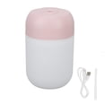 thumbnail image 1 of Humidificador USB pequeño portátil silencioso hogar hidratante piel 260 ml humidificador de escritorio para sala de viaje rosa, 1 of 8