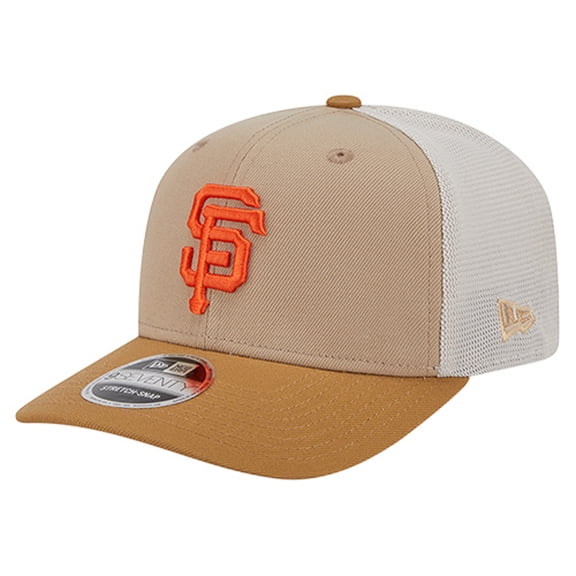 Men's New Era  Stone San Francisco Giants 9SEVENTY Trucker Adjustable Hat