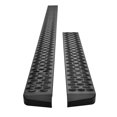 thumbnail image 1 of Westin Automotive Running Board 27-80075 Grate Steps; Powder Coated; Textured Black; Steel; Unlighted; Rocker Panel Mount; 46 Inch Driver Side/97 Inch Passenger Side Length, 1 of 6