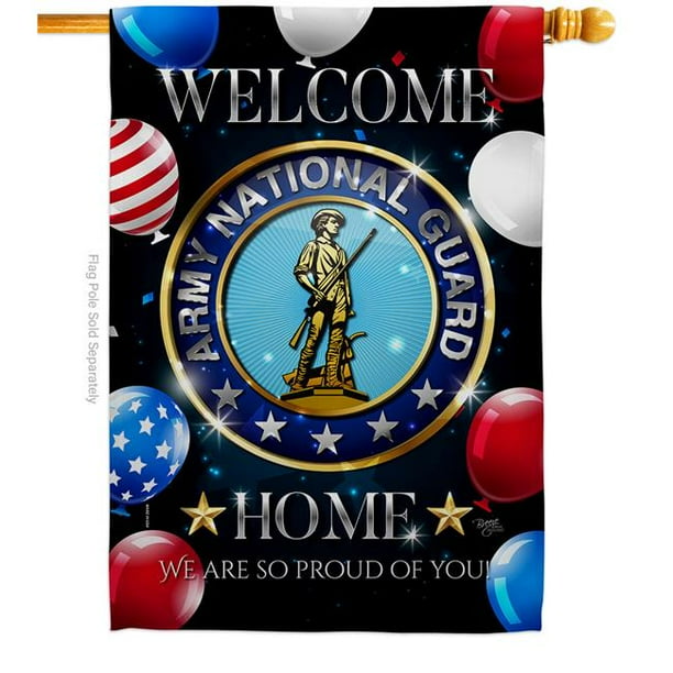 Breeze Decor H108631 Bo 28 X 40 In Welcome Home Army National Guard House Flag With Armed Forces Double Sided Decorative Vertical Flags Decoration Banner Garden Yard Gift Com - Welcome Home Decorating Ideas Military Breeze Decor H108631 Bo 28 X 40 In Welcome Home Army National Guard House Flag With Armed Forces Double Sided Decorative Vertical Flags Decoration Banner Garden Yard Gift Com - Welcome Home Decorating Ideas Military