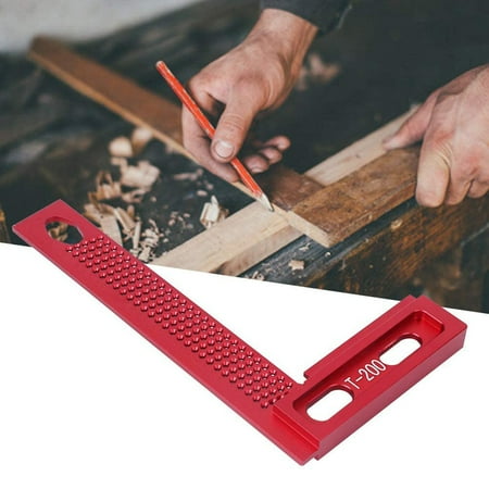 

WOXINDA Tool Marking Mark Scriber Type Woodworking Hole Measuring Ruler L Ruler Tools & Home Improvement